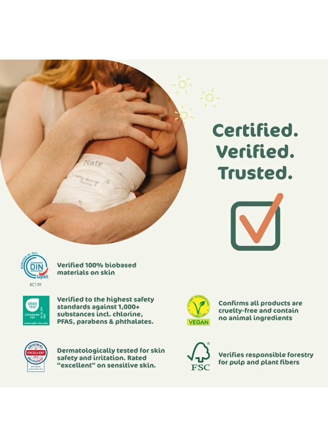 إيكو من ناتي مناديل مبللة للمرحاض قابلة للرمي في المرحاض بدون رائحة، 42 منديل - Image 4